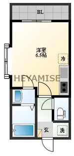 ホークヒルズ東山手【4階】の間取り