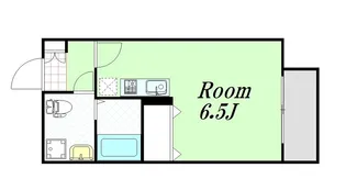 サンクチュアリ北梅田【7階】の間取り