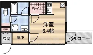 プレサンス難波南アーバニッシュ【9階】の間取り