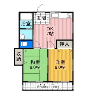 FKコーポ【2階】の間取り