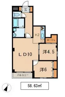 メゾン・シャルマン【3階】の間取り