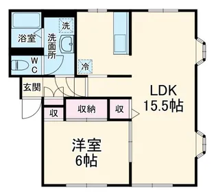 第三カサリンダ【1階】の間取り