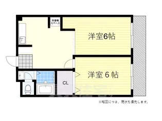 大商第二マンション【5階】の間取り