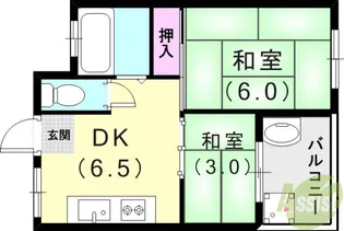 ハイツ永沢【5階】の間取り