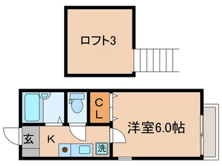 アジュ-ルA【2階】の間取り