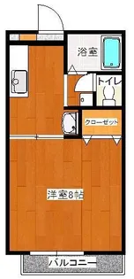 ドゥガルテン【1階】の間取り