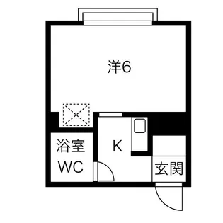コーポ杉栄3【3階】の間取り