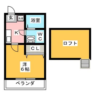 Casa Bianca【2階】の間取り