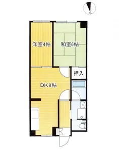 メゾンマルセ南糧【3階】の間取り