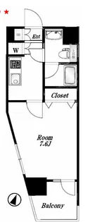 パレステュディオ渋谷本町【5階】の間取り