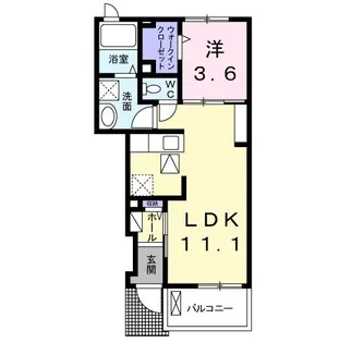 フォレスト ブリーズ【1階】の間取り