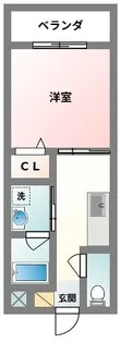 キティーハイム【3階】の間取り