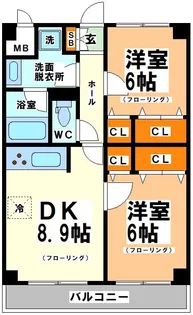 ジェントリー烏山【3階】の間取り