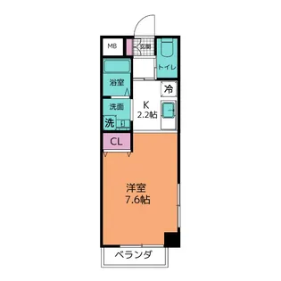 L.StayII【1階】の間取り