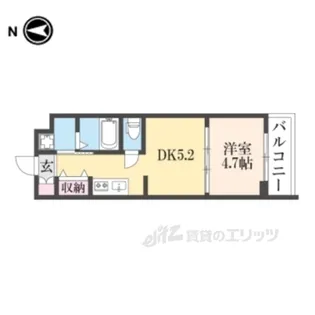 ファステート京都西KIWAMI【3階】の間取り