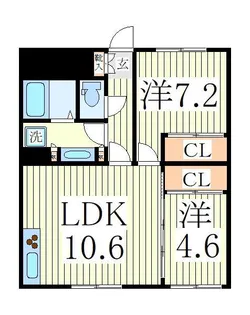 メープルガーデン【2階】の間取り