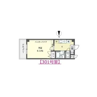 アレキサンド【3階】の間取り