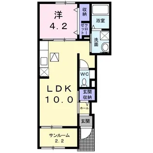 グランコートIII【1階】の間取り