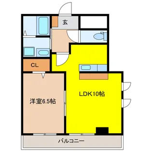 ファイブシティ【6階】の間取り