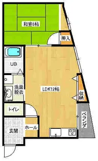ハイツゆず【3階】の間取り