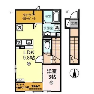 リリアーナ【2階】の間取り