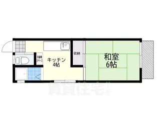 宮城荘【2階】の間取り