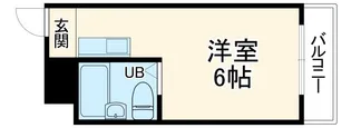 ユニバーサルコート柴原【4階】の間取り