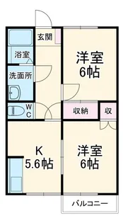 アンジュアルリングス田中【2階】の間取り