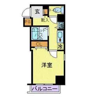 スカイコート芝壱番館【11階】の間取り