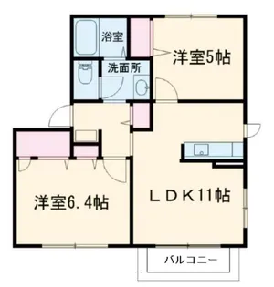 フォーレストタウンII【2階】の間取り