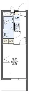 レオパレスバロン【2階】の間取り