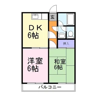 ボナールFuji【1階】の間取り