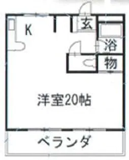 グリーンハイツ【1階】の間取り