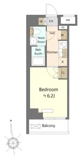 SHOKEN Residence川崎大師【8階】の間取り