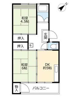 UR保見【5階】の間取り