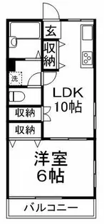 ウィスタリア中野【3階】の間取り