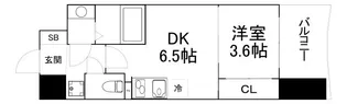 セレニテ北久宝寺【5階】の間取り