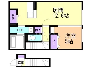 ガーデン平山【2階】の間取り