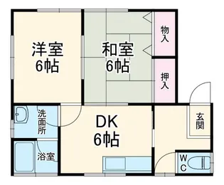 メゾンソレイユ【2階】の間取り