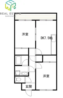 マンション グリム【2階】の間取り