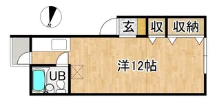 アーバンホームズ第1勝田【2階】の間取り