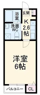 BLANFERTE氷川【3階】の間取り