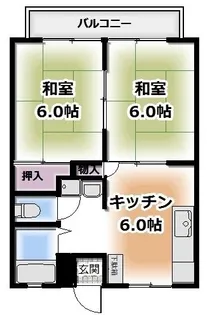 グリーンハイツ【1階】の間取り