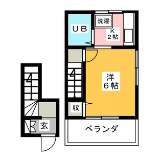 メゾンド小岩【2階】の間取り