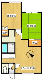 ユニオンハイツBの間取り