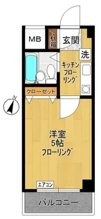 リーセントパレス多摩【2階】の間取り