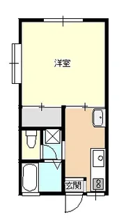 新潟県新発田市新栄町1【アパート】の間取り