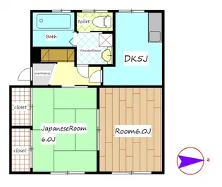 マンションふじ【1階】の間取り