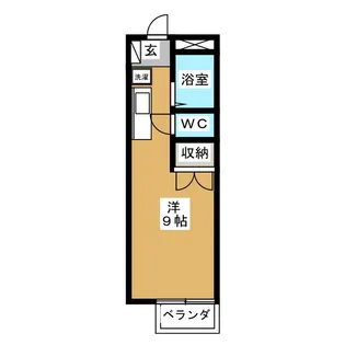 ヒルズアイザワ【2階】の間取り