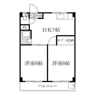 フェンリル穂積A【2階】の間取り